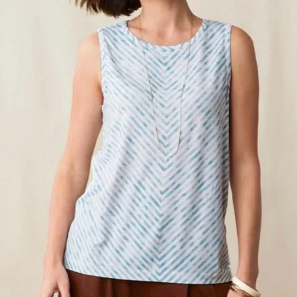NWT Matilda Jane Summer Nights Scoop Neck Tank with Keyhole Back Size Large